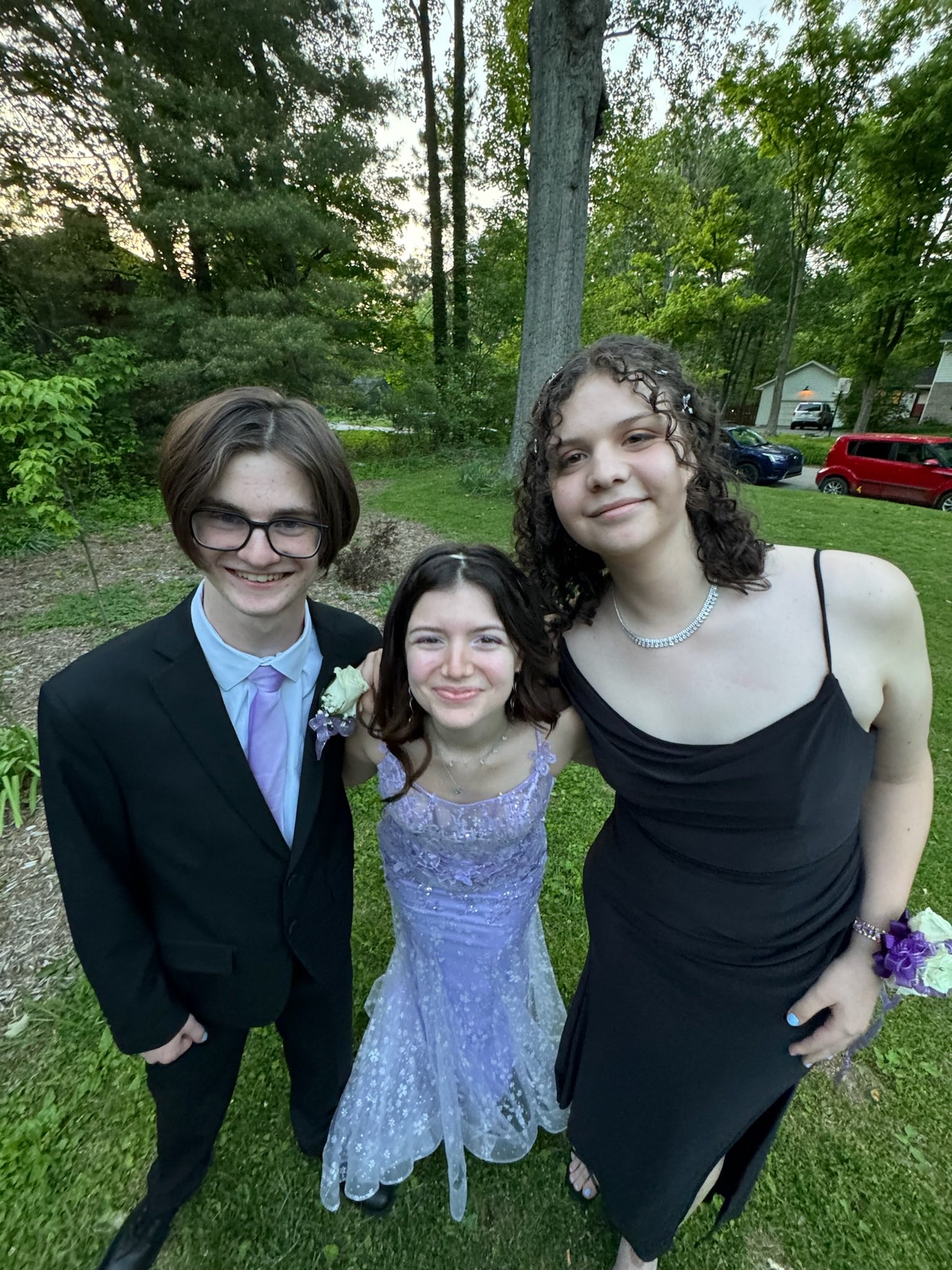 Prom with two of the most beautiful women I've ever met.